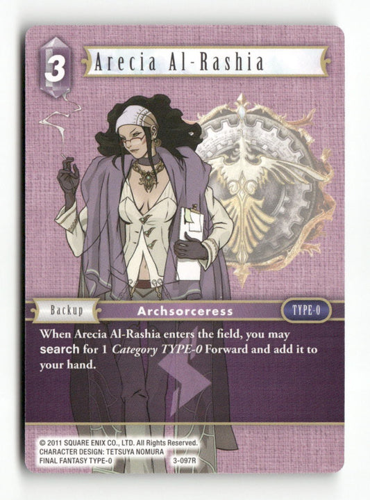 Arecia Al-Rashia 3-097R Rare Opus III Final Fantasy Near Mint