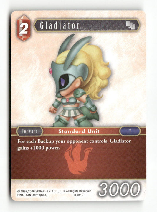 Gladiator 3-011C Common Opus III Final Fantasy Near Mint