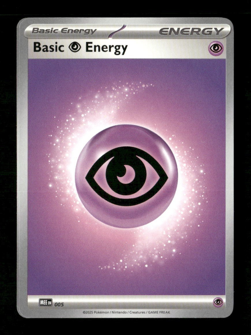 Basic Psychic Energy - 005 #5 Normal Pokemon MEE: Mega Evolution Energies