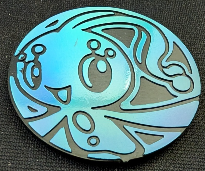 Pokemon Flip Coin Holofoil Blue Manaphy