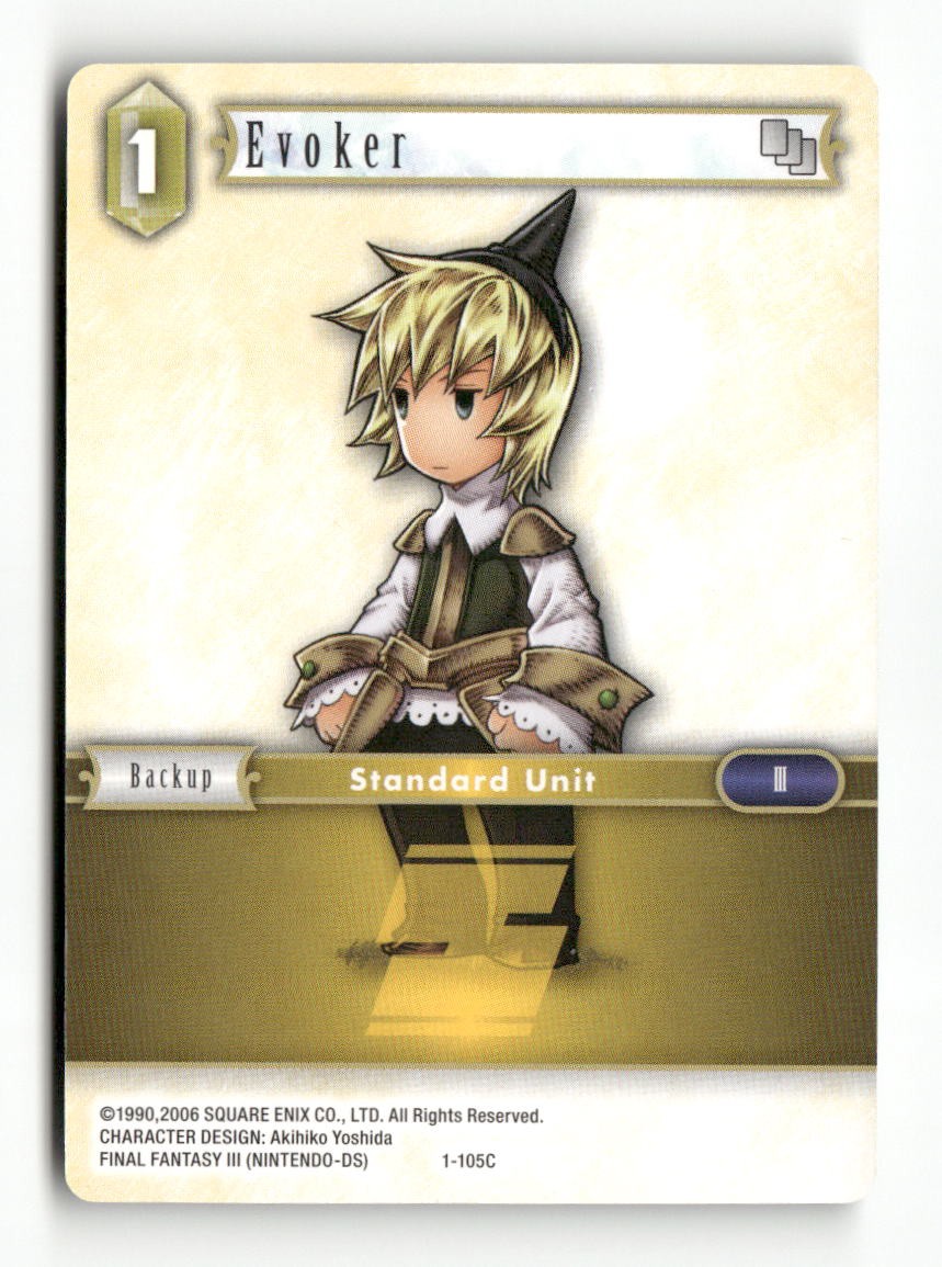 Evoker (Ingus) 1-105C Common Opus I Final Fantasy Near Mint