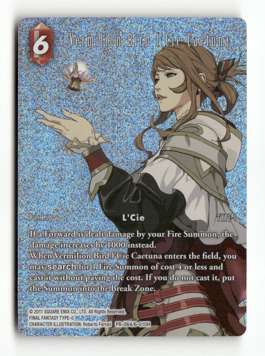 Vermilion Bird l'Cie Caetuna PR-064/6-010H FF: Promo Cards Final Fantasy Foil NM