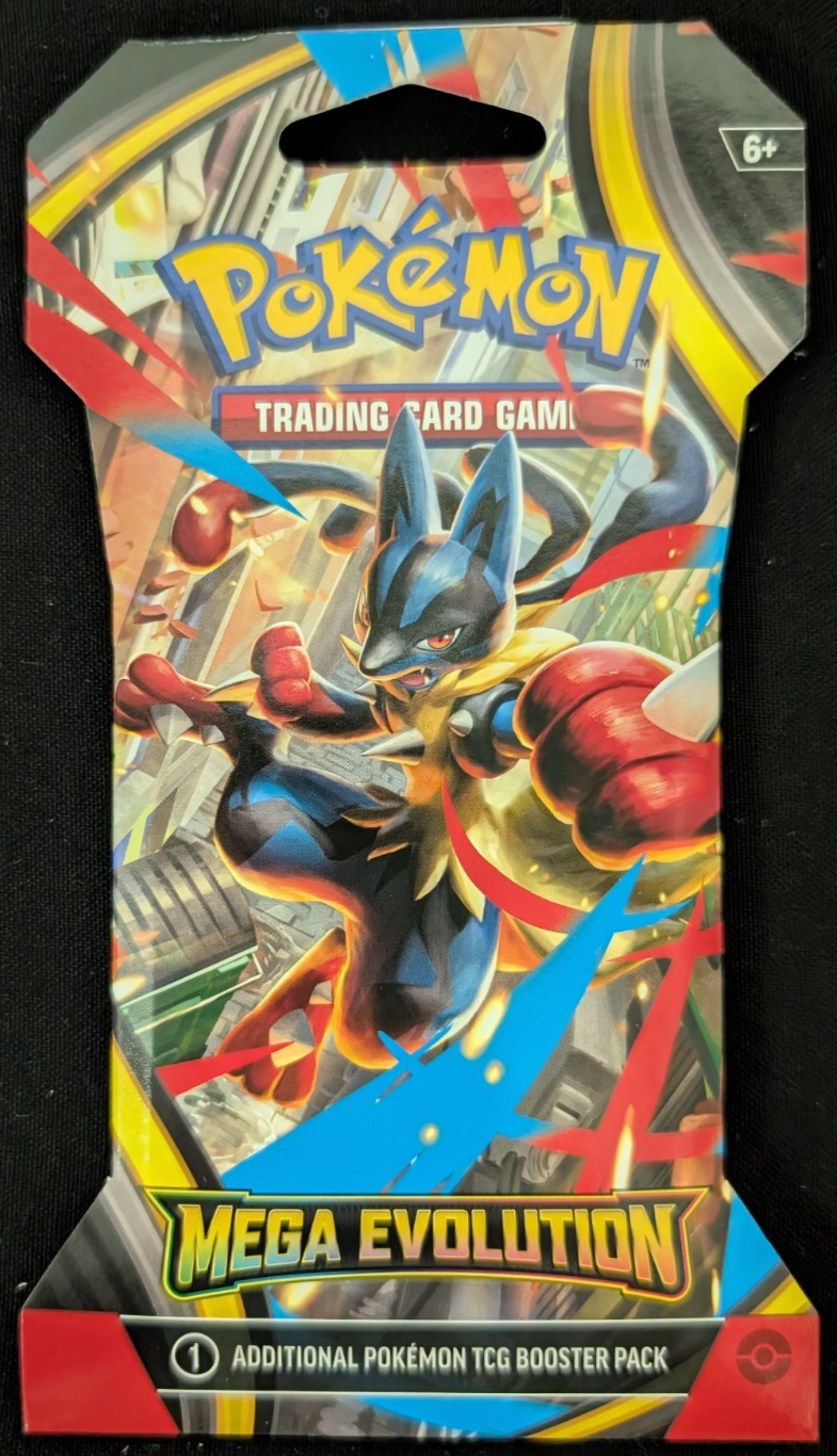 Mega Evolution Sleeved Booster Pack Blister Pokemon TCG NEW SEALED (1 PACK)