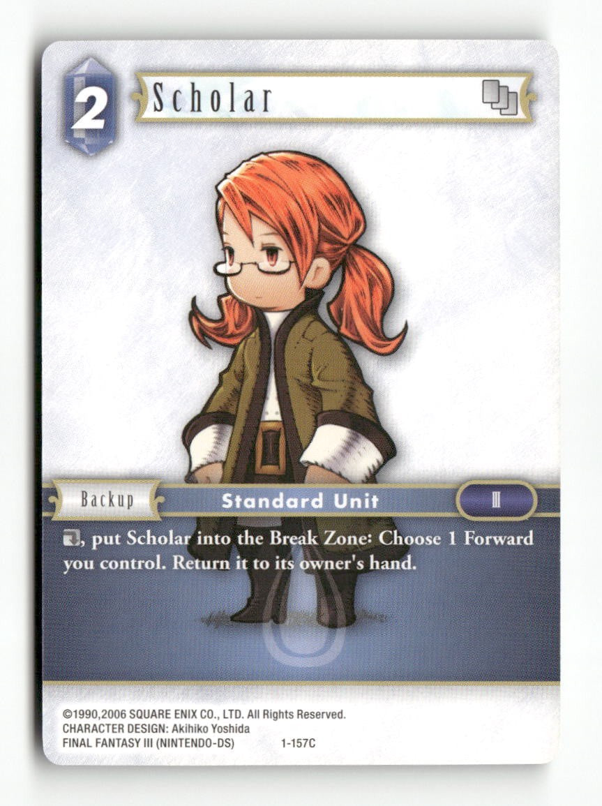 Scholar (Refia) 1-157C Common Opus I Final Fantasy Near Mint