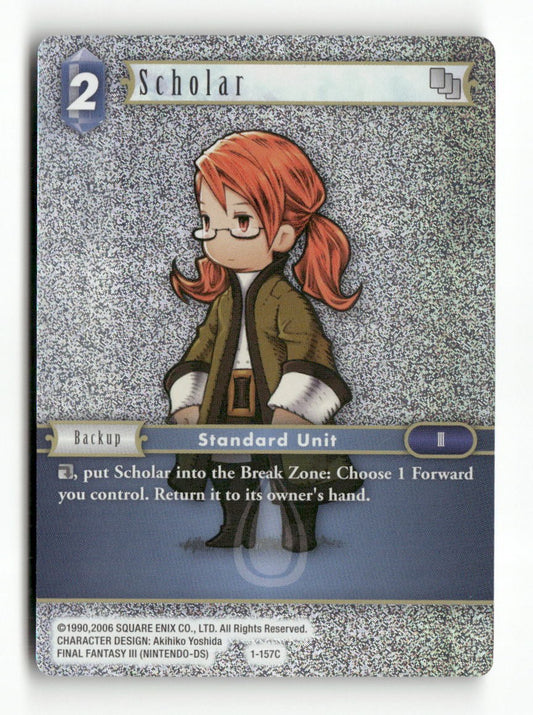 Scholar (Refia) 1-157C Common Opus I Final Fantasy Foil Near Mint WAVE 1