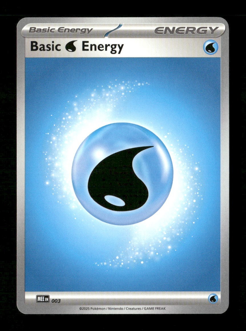 Basic Water Energy - 003 #3 Normal Pokemon MEE: Mega Evolution Energies