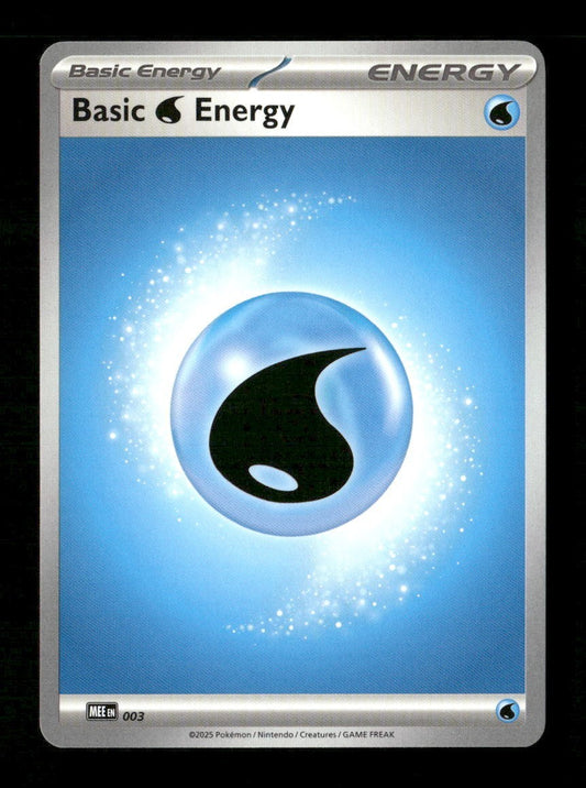 Basic Water Energy - 003 #3 Normal Pokemon MEE: Mega Evolution Energies