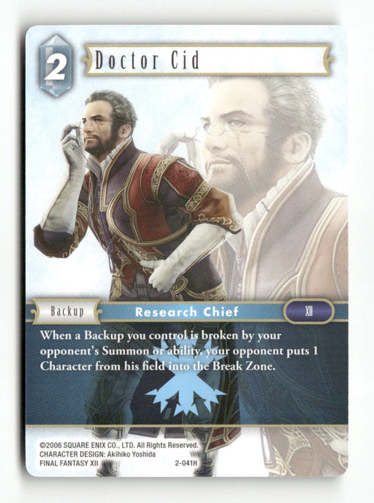 Doctor Cid 2-041H Hero Opus II Final Fantasy Near Mint