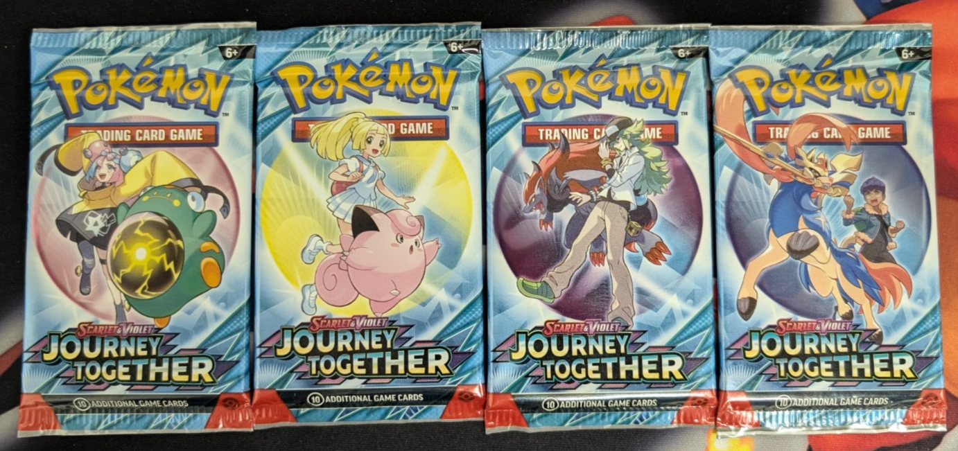 Pokemon SEALED UNOPENED BOOSTER PACK Journey Together Random Artwork