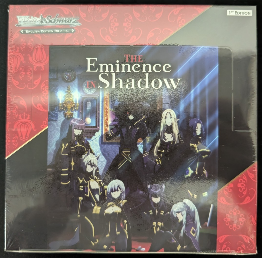 The Eminence In Shadow 1st Edition Booster Box Weiss Schwarz English TCG