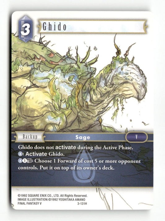 Ghido 3-131H Hero Opus III Final Fantasy Near Mint