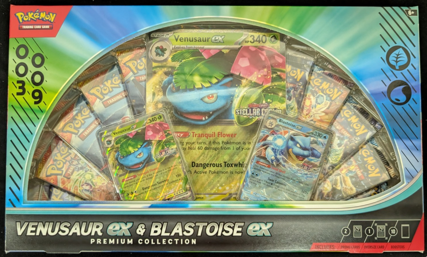 Venusaur EX & Blastoise EX Premium Collection Pokemon TCG NEW SEALED
