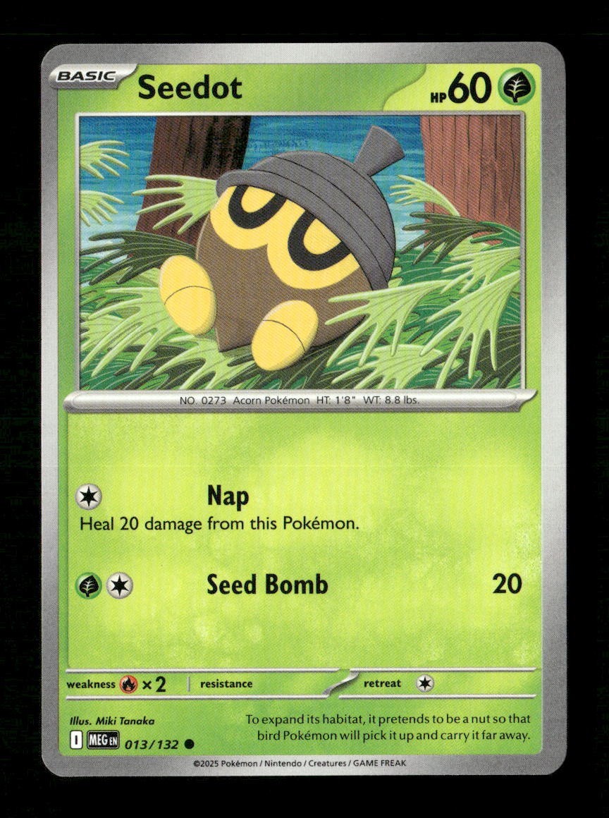 Seedot #013/132 Normal Pokemon Mega Evolution