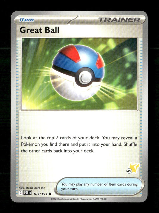 Great Ball 49 #183/193 Pokemon Battle Academy 2024