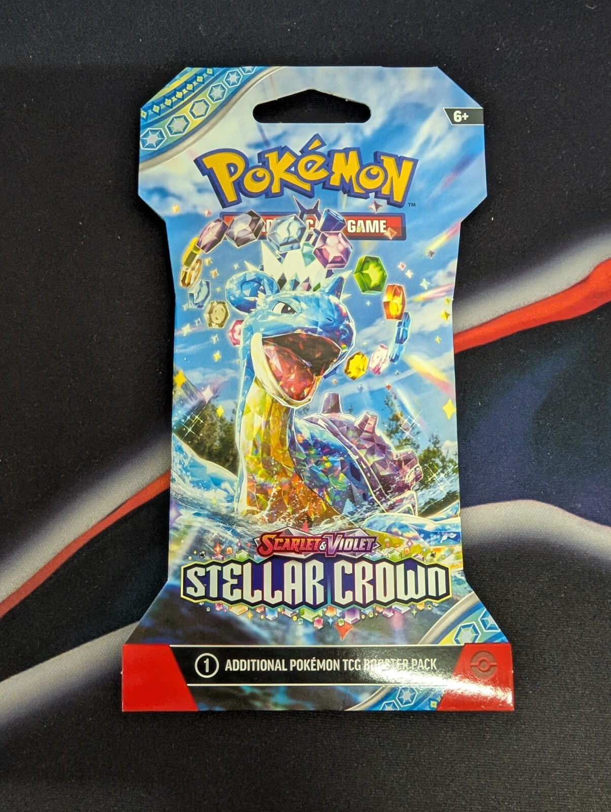 Pokemon TCG Stellar Crown Sleeved Booster Pack Blister NEW SEALED (1 PACK)