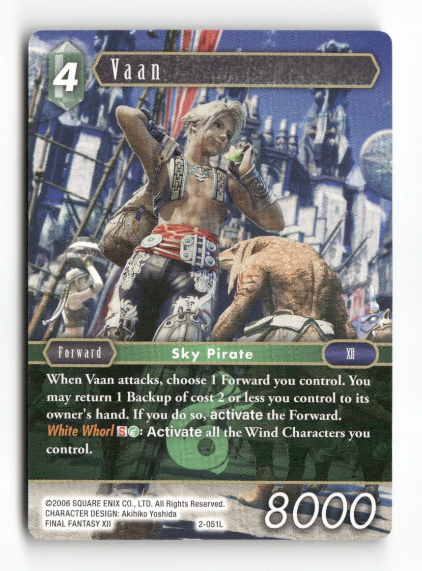 Vaan (Legend) 2-051L Legend Opus II Final Fantasy Near Mint
