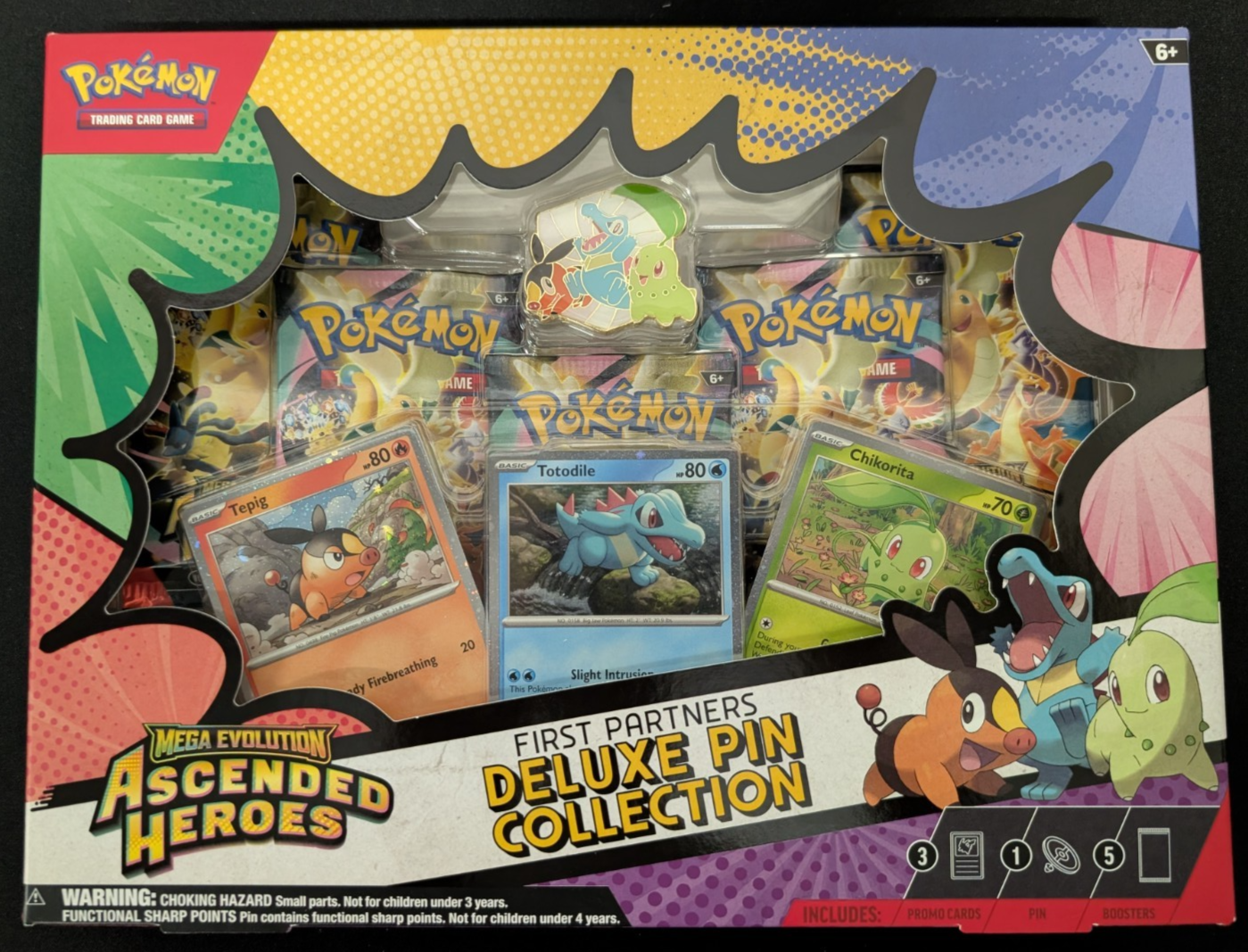 Ascended Heroes First Partners Deluxe Pin Collection Pokemon TCG SEALED