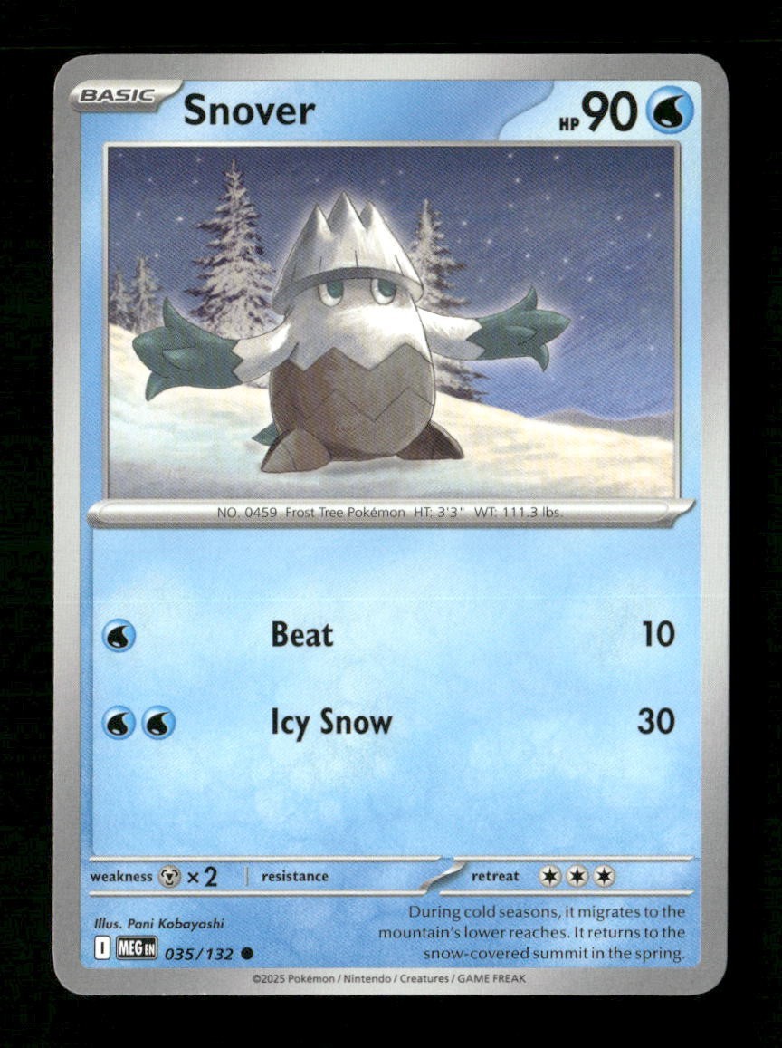 Snover #035/132 Normal Pokemon Mega Evolution