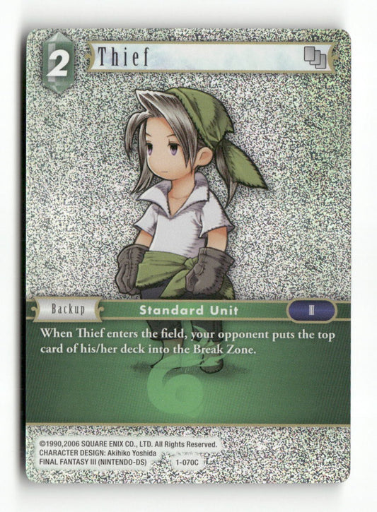 Thief (Luneth) 1-070C Common Opus I Final Fantasy Foil Near Mint WAVE 1