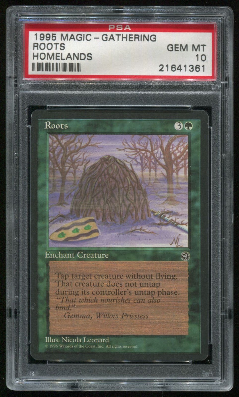 MTG Magic 1995 Homelands Roots PSA 10 Gem Mint