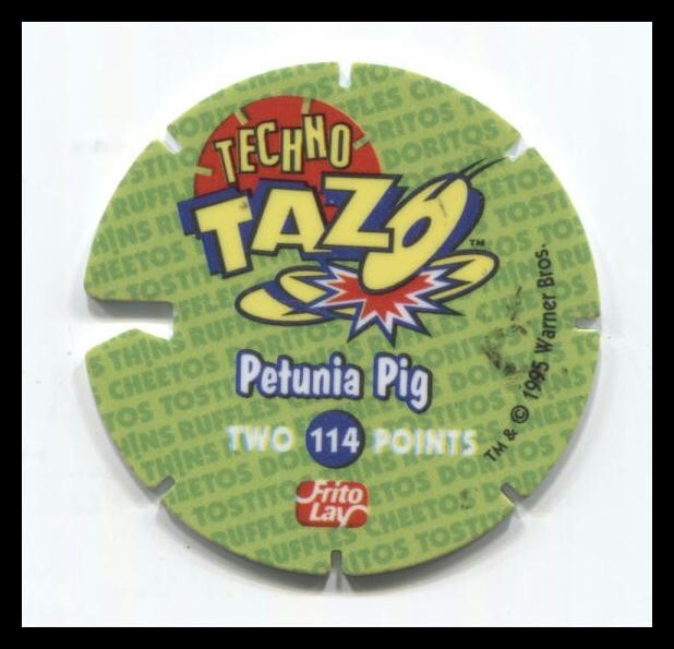 Tazo Techno Looney Tunes Warner Bros Petunia Pig #114