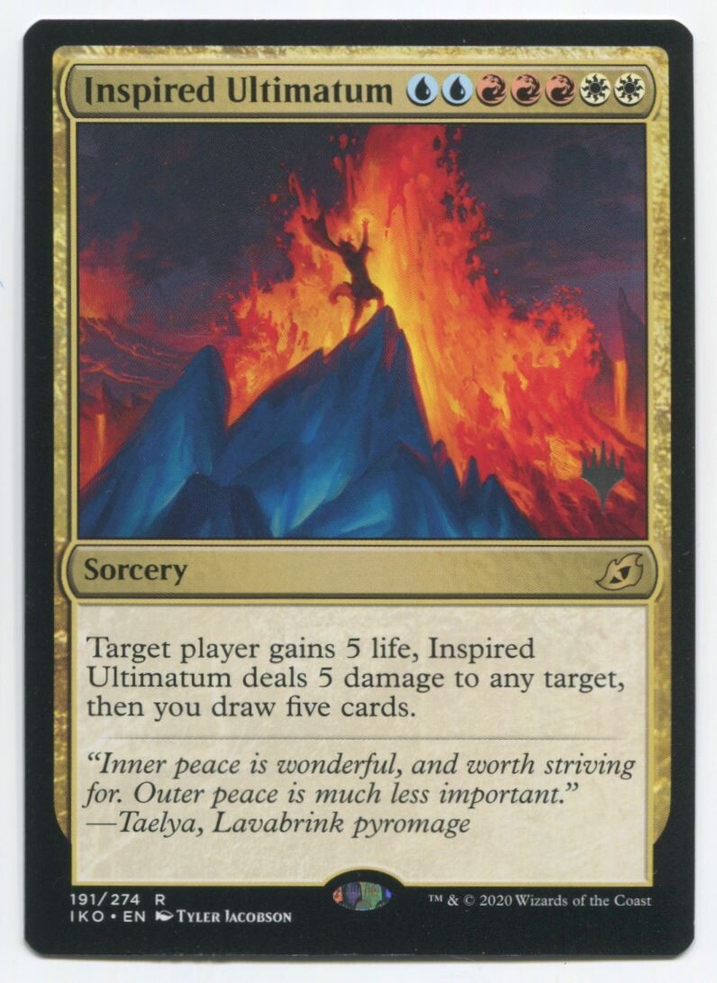 MTG Magic IKO Inspired Ultimatum #191 Near Mint