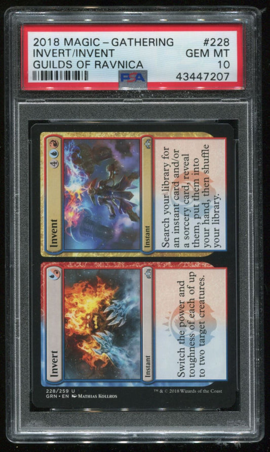 MTG Magic 2018 GRN Guilds Of Ravnica Invert Invent #228 PSA 10 Gem Mint