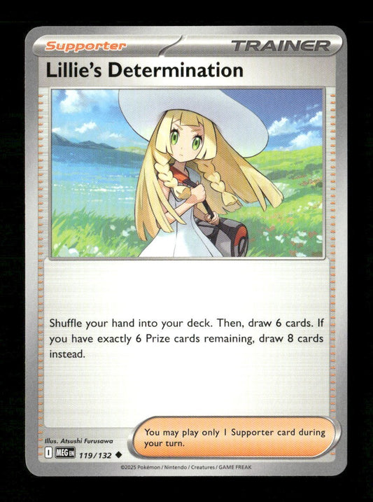 Lillie's Determination #119/132 Normal Pokemon Mega Evolution