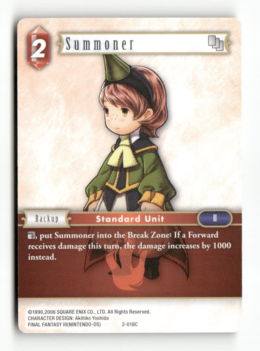 Summoner (Arc) 2-018C Common Opus II Final Fantasy Near Mint