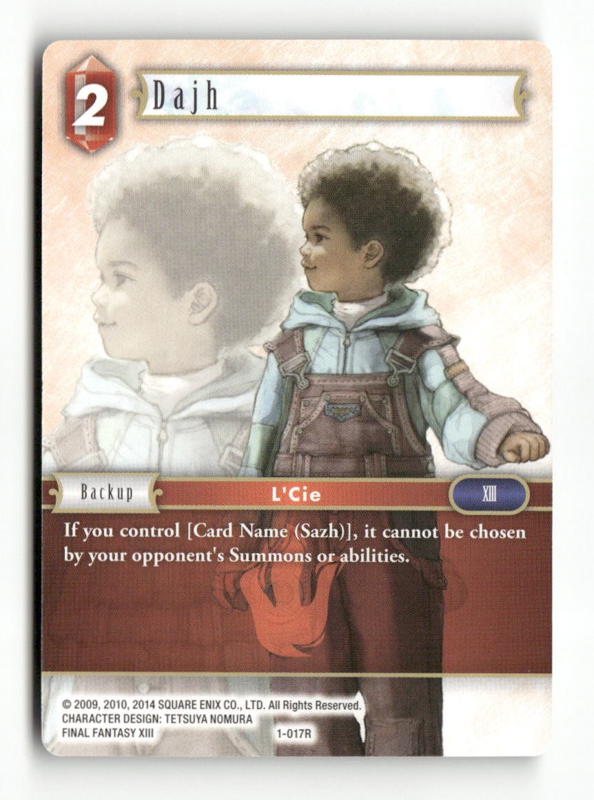 Dajh 1-017R Rare Opus I Final Fantasy Near Mint