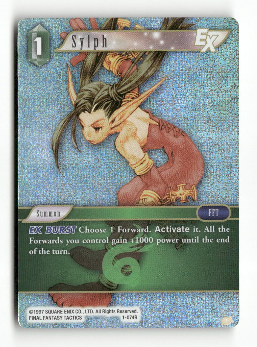 Sylph EX 1-074R Rare Opus I Final Fantasy Foil Near Mint