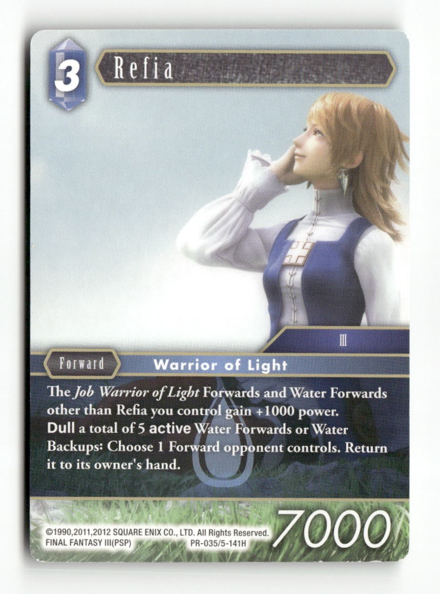 Refia PR-035/5-141H Promo FF: Promo Cards Final Fantasy Near Mint