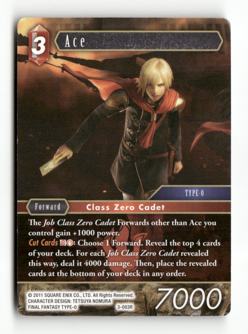 Ace - PR-012/3-003R (Alternate Art) FF: Promo Cards Final Fantasy NM