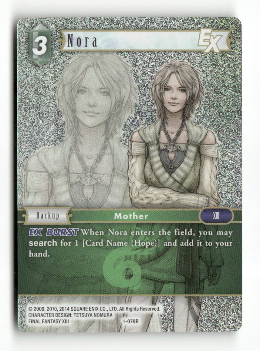 Nora EX 1-079R Rare Opus I Final Fantasy Foil Near Mint WAVE 1