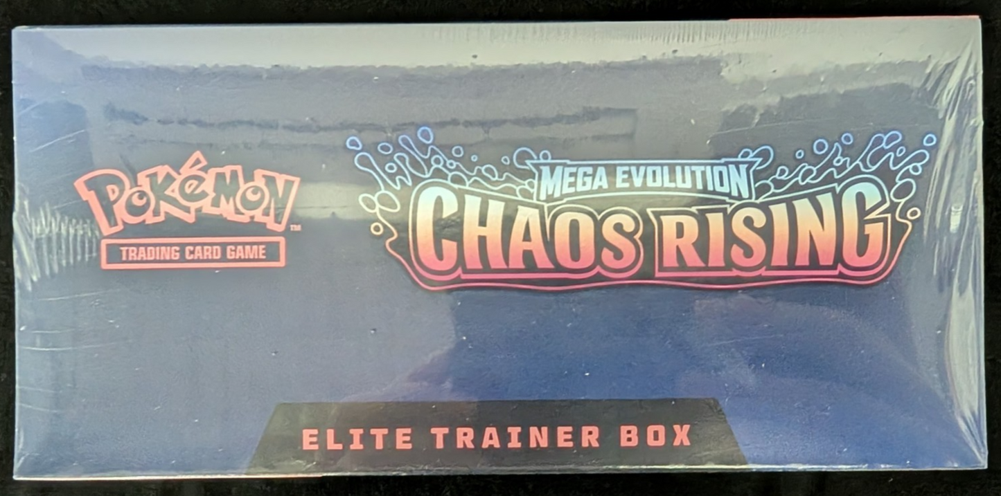 Mega Evolution Chaos Rising ETB Elite Trainer Box NEW SEALED Pokemon TCG