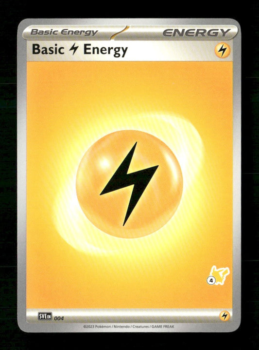 Basic Lightning Energy 4 #4 Pokemon Battle Academy 2024