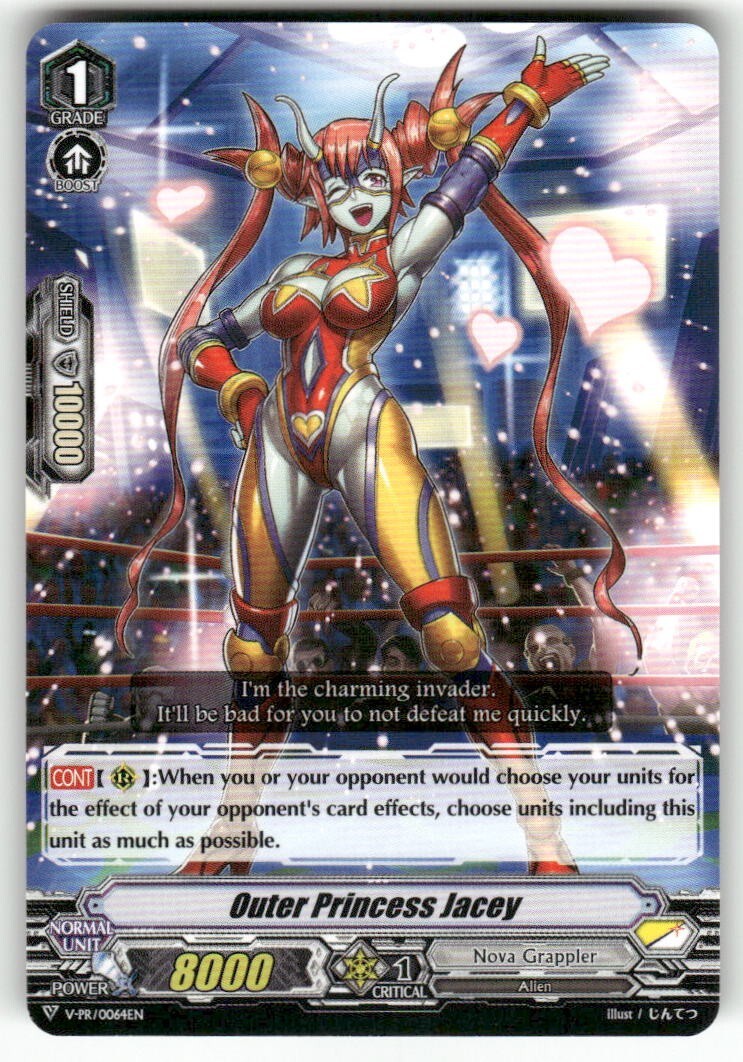 Cardfight Vanguard Outer Princess Jacey #V-PR/0064EN PR