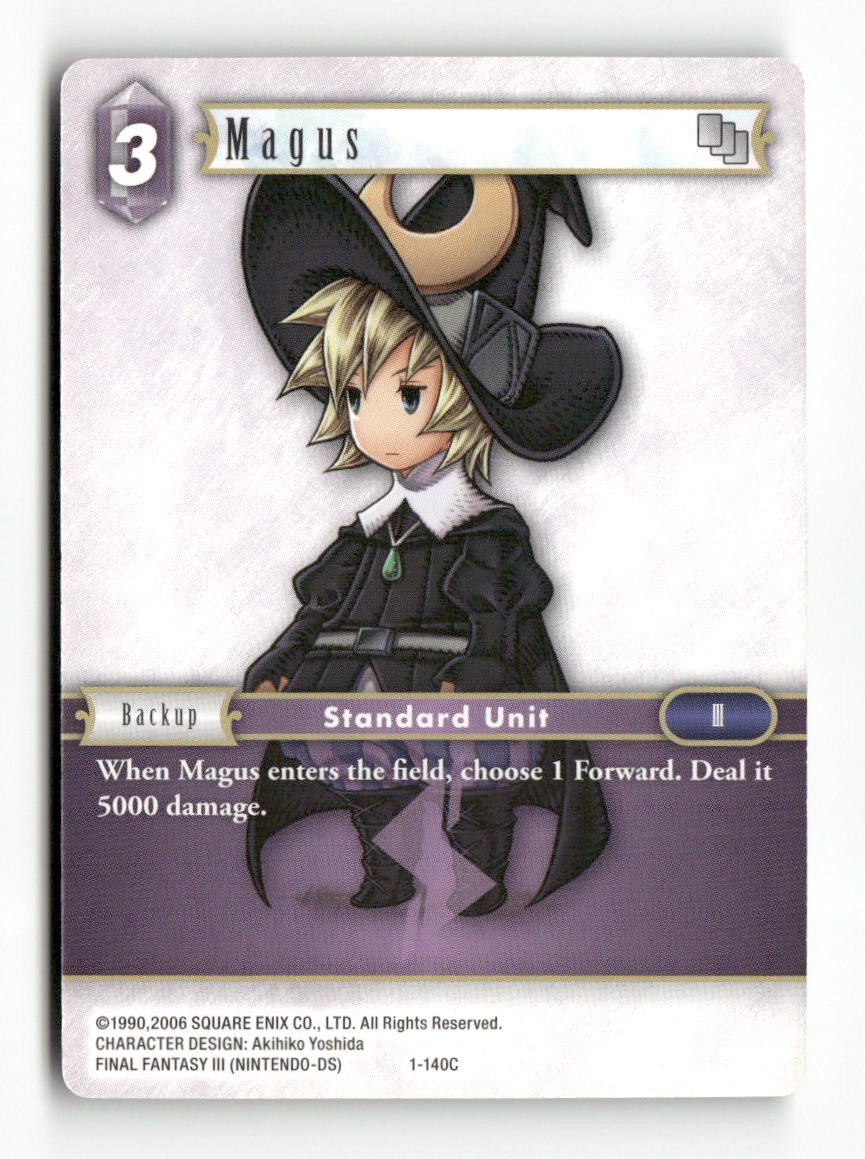 Magus (Ingus) 1-140C Common Opus I Final Fantasy Near Mint