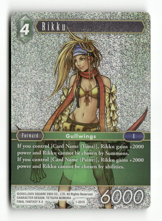 Rikku (Starter) 1-201S Starter Opus I Final Fantasy Foil Near Mint WAVE 1