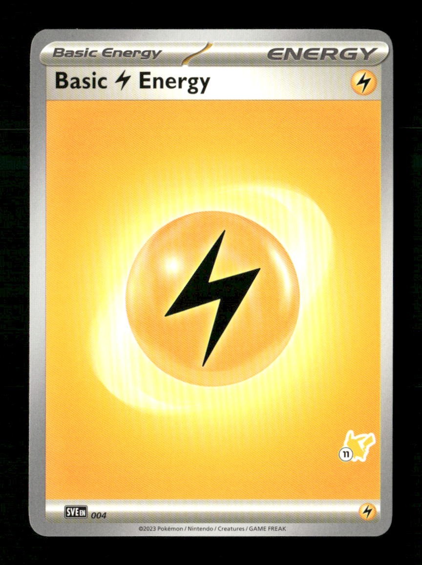 Basic Lightning Energy 11 #4 Pokemon Battle Academy 2024