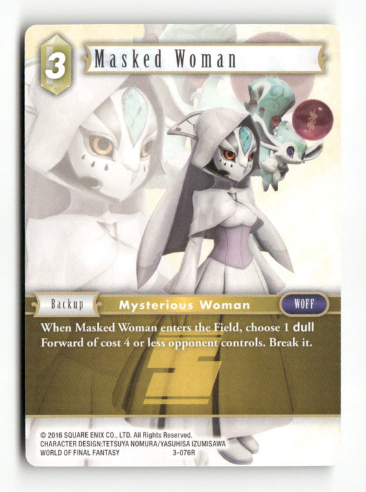 Masked Woman 3-076R Rare Opus III Final Fantasy Near Mint