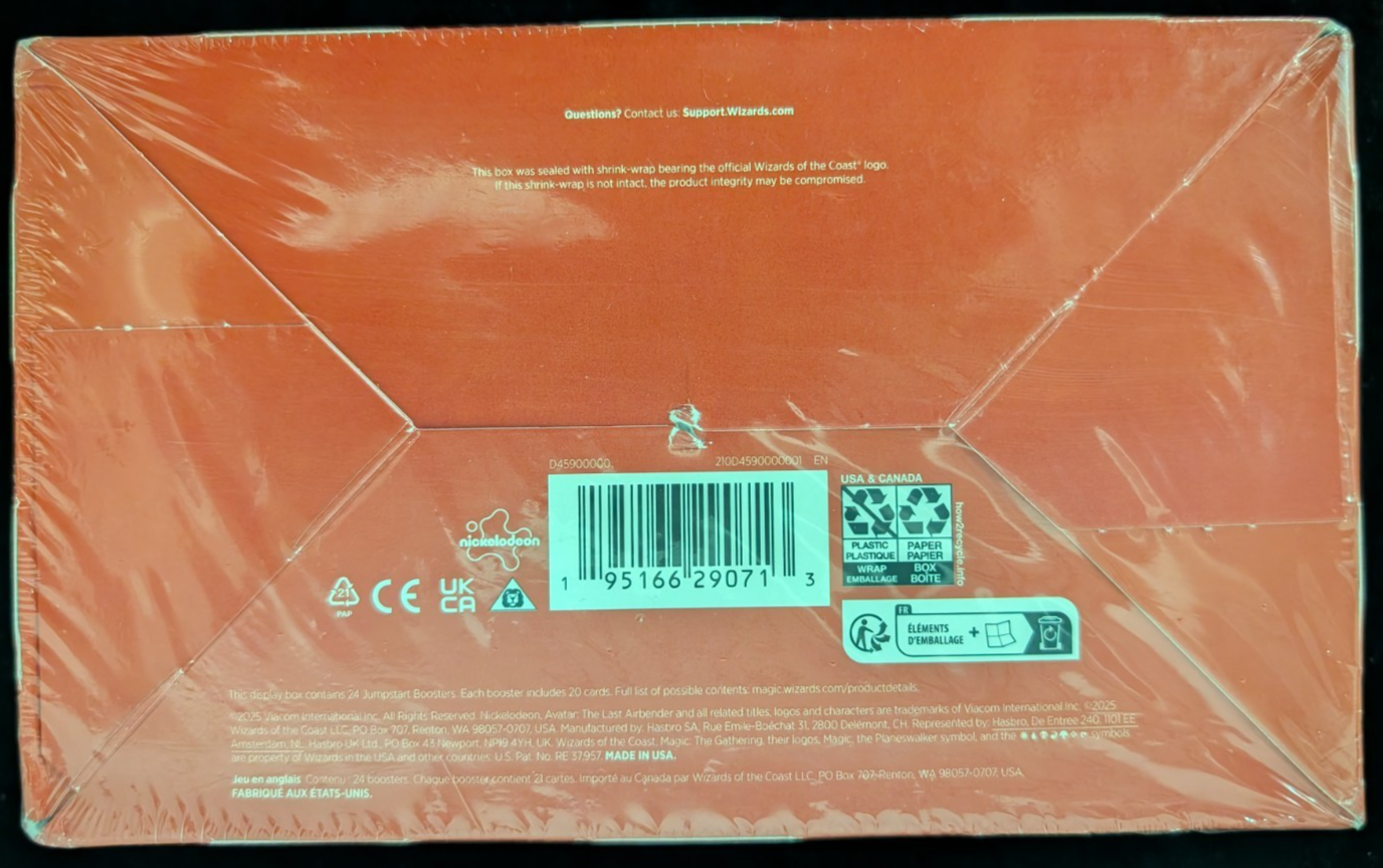 MTG Magic The Gathering SEALED Avatar The Last Airbender Jumpstart Booster Box