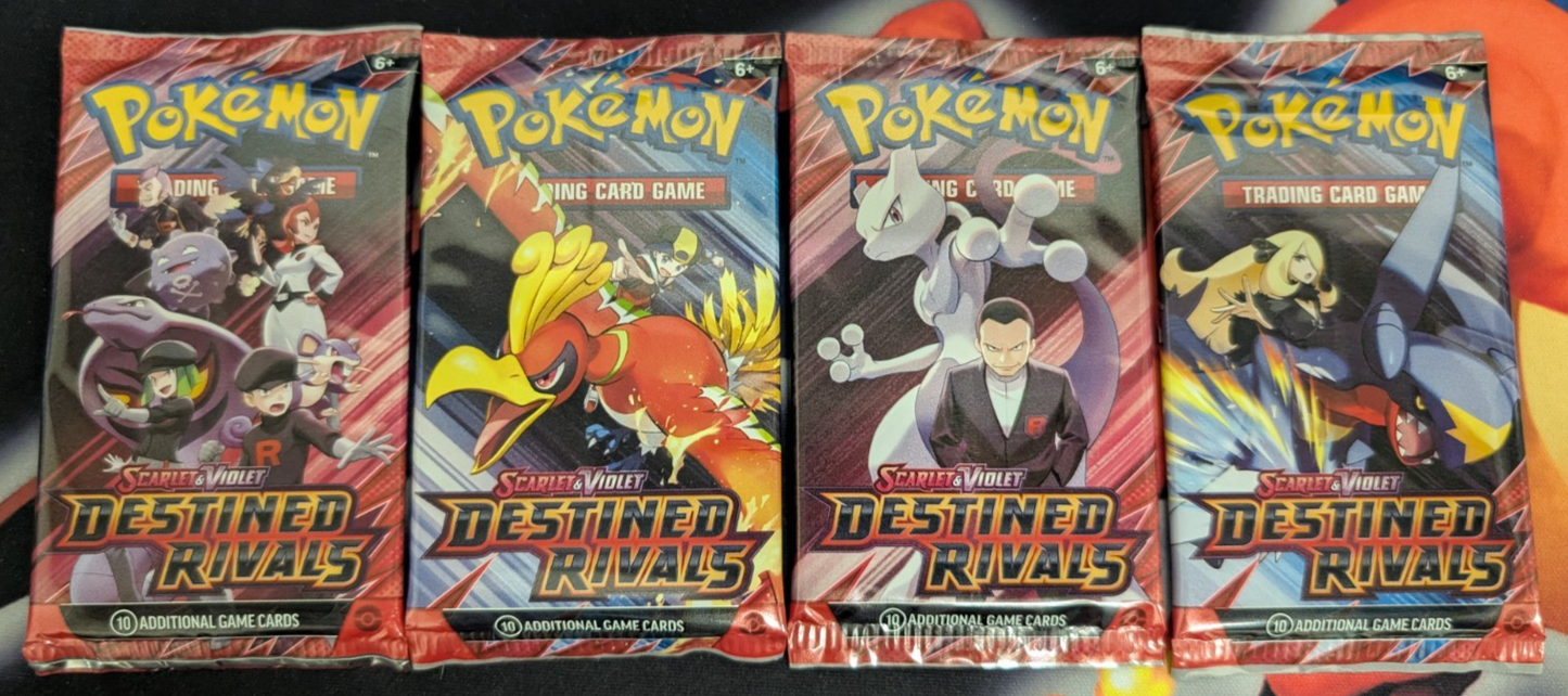 Pokemon SEALED UNOPENED BOOSTER PACK Destined Rivals Random Artwork