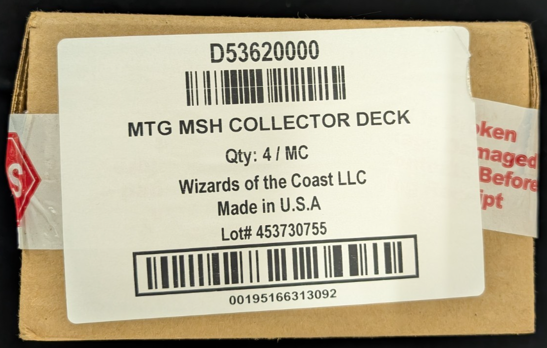 MTG Magic The Gathering Marvel Super Heroes Collector Commander Deck SEALED CASE