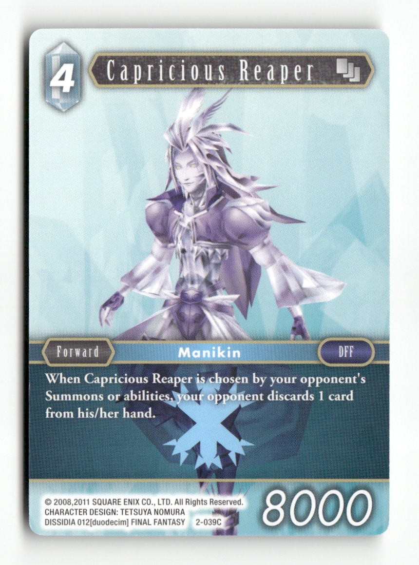 Capricious Reaper 2-039C Common Opus II Final Fantasy Near Mint