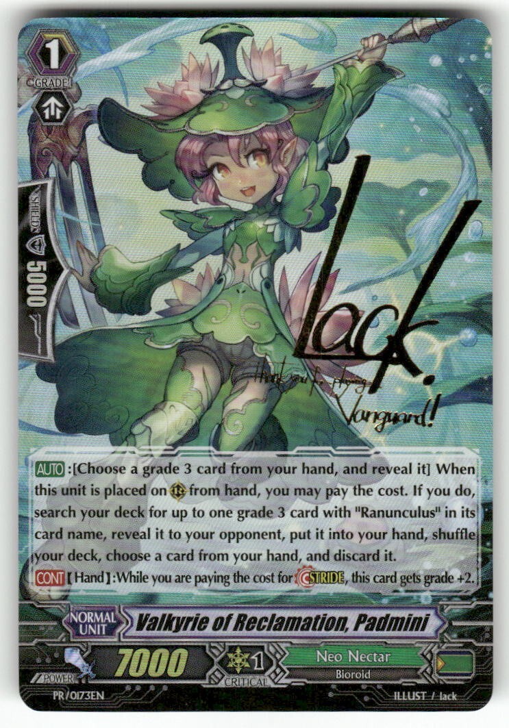 Cardfight Vanguard Valkyrie of Reclamation, Padmini #PR/0173EN PR