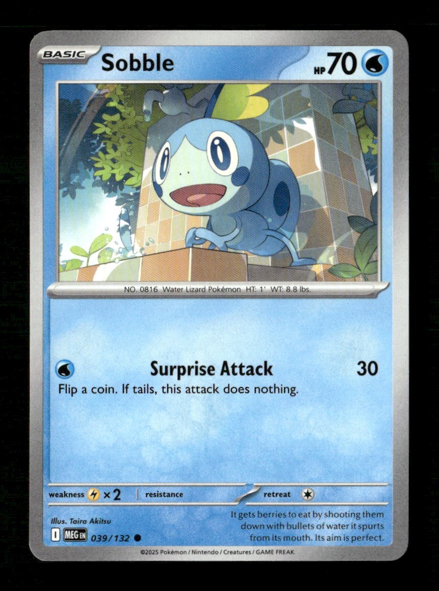 Sobble #039/132 Normal Pokemon Mega Evolution