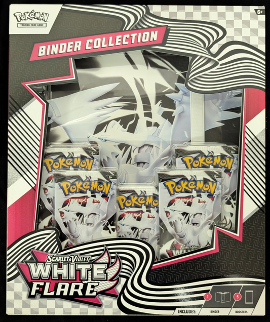 Pokemon SEALED UNOPENED Binder Collection White Flare