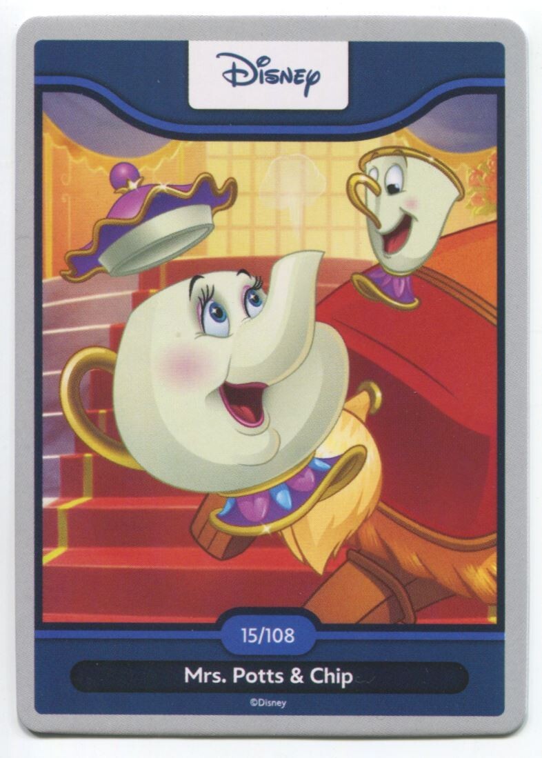 Worlds of Wonder Disney Mrs. Potts & Chip #15 Near Mint