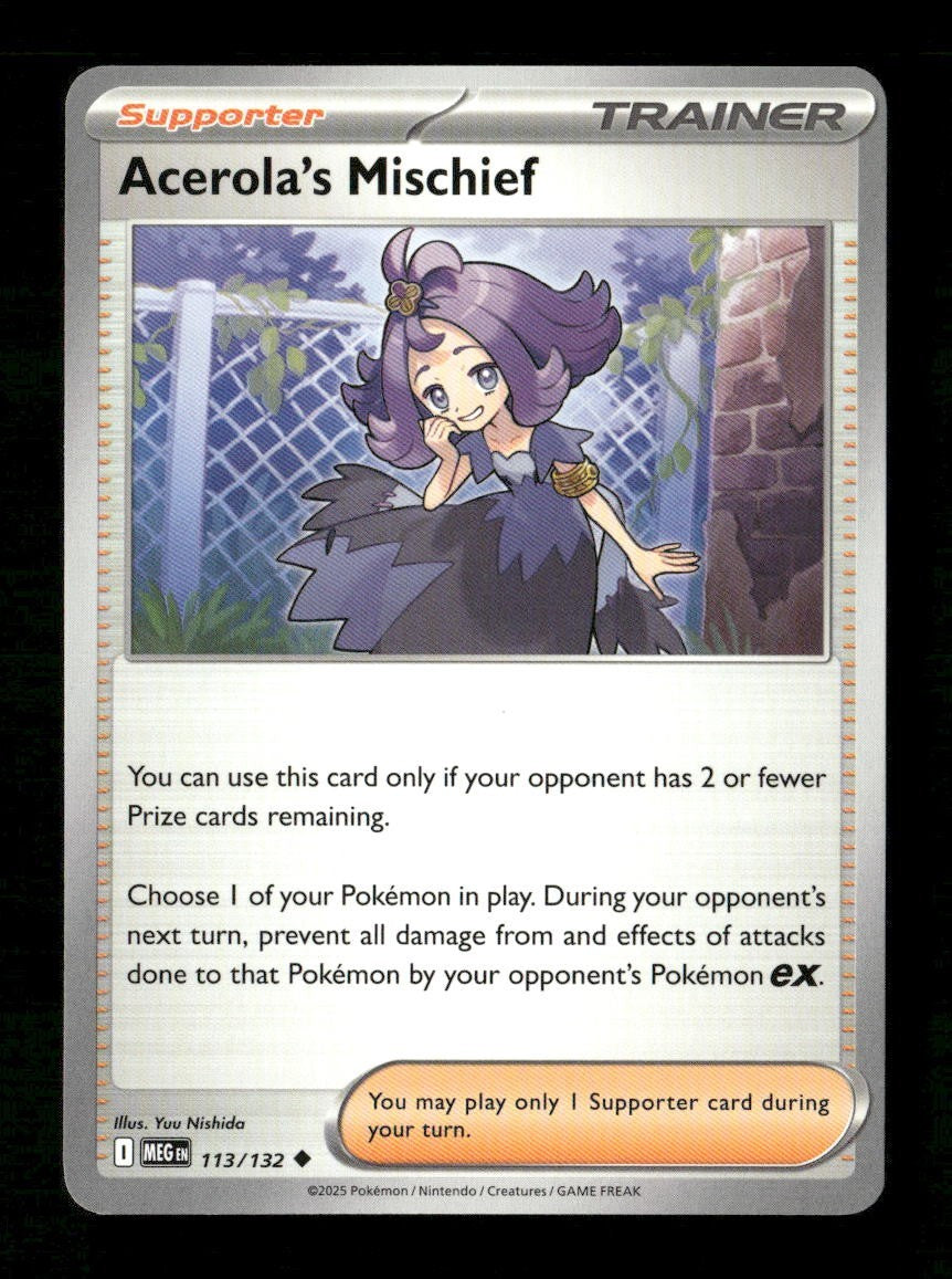 Acerola's Mischief #113/132 Normal Pokemon Mega Evolution